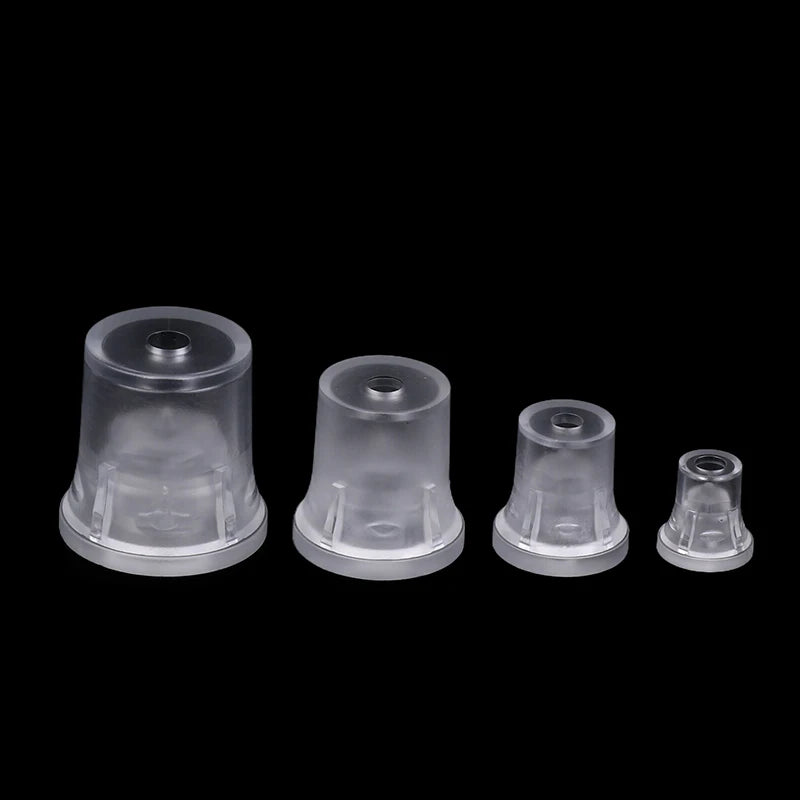 2Pcs PC Translucent Advertising Nail Glass Nail Bracket Invisible Plastic Screw Frosted Screw For Glass Nail Advertising Vue