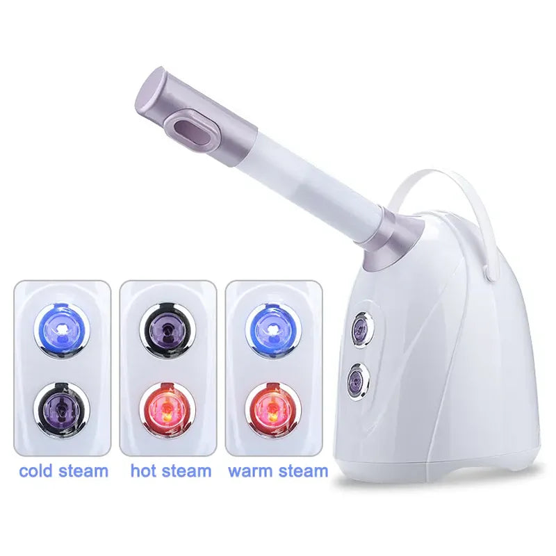 Nano Ionic Facial Steamer – Hot & Cold Mist Vaporizer Facial Steamer Vue 220V UK plug