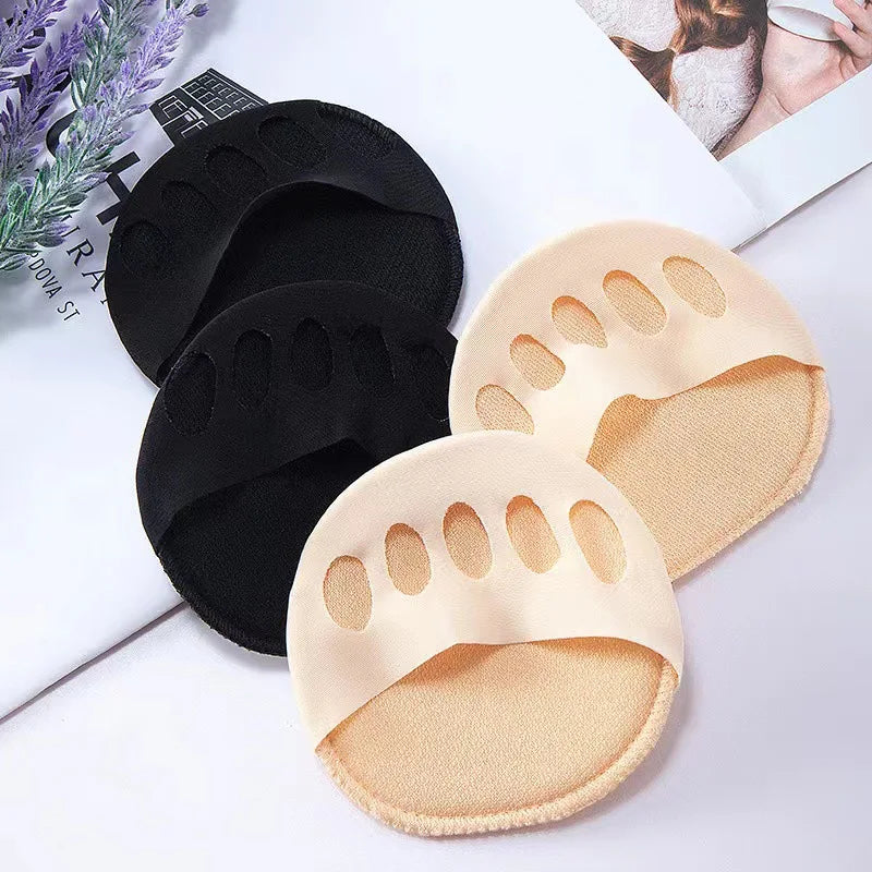 1 Practical Foot Pads in Black/beige, Breathable, Comfortable, and Non Slip, Suitable for High Heels and Shoe Invisible Socks Vue