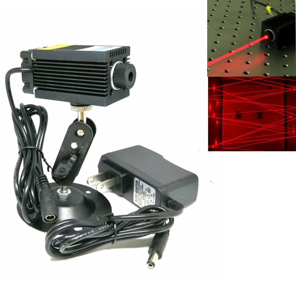 650nm 250mw Visible Red Laser Module Room Escape Stage Lighting With Holder Locator Aligment Vue UK Plug