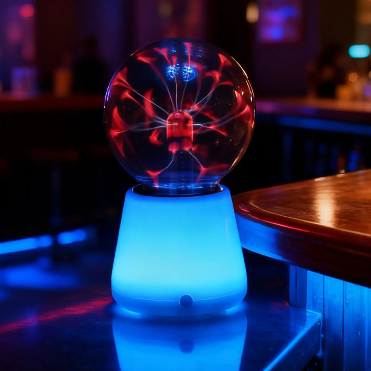 Plasma Ball Lamp 7-Color Touch Sensitive Lighting Static Electricity Ball for Christmas Home School Office Apartment College Vue