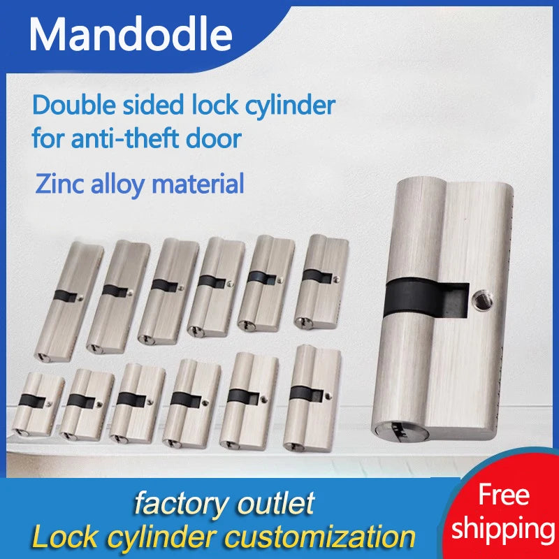 European standard high-quality lock cylinder entrance door lock outdoor door lock lock cylinder door anti-theft lock cylinder Vue