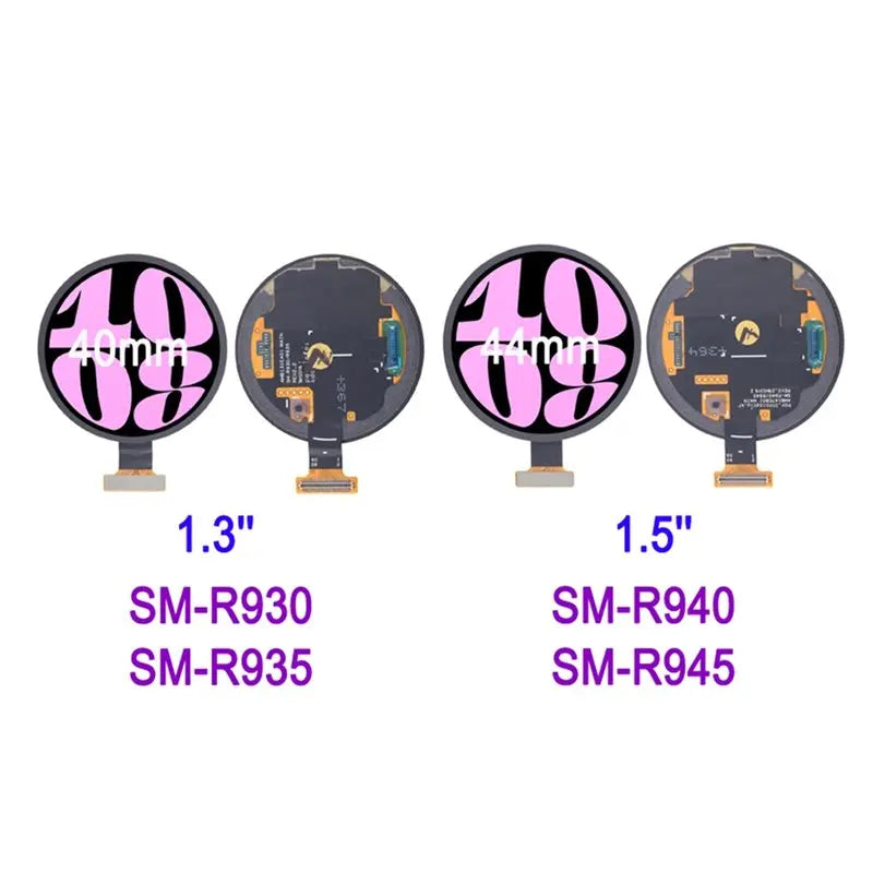 Hot-For Galaxy Watch 6 40Mm SM-R930/SM-R935/Watch 6 44Mm SM-R940/SM-R945 AMOLED Touch Screen Display Module 44Mm Vue