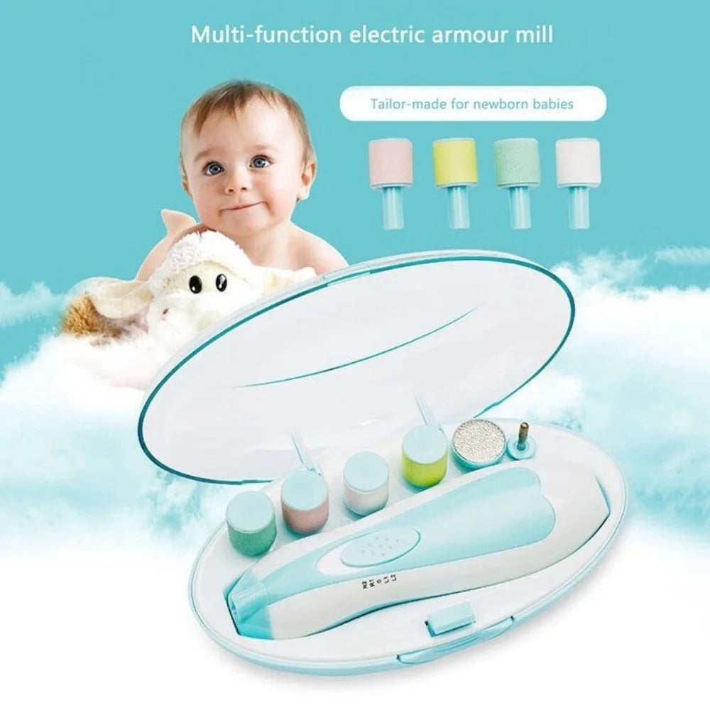 Baby Electric Nail Trimmer Kid Nail Polisher Tool Baby Care Multifunctional Fingernail Cutter Trimmer Infant Manicure Set Vue