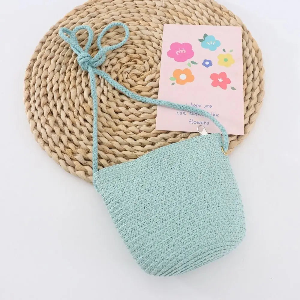 Purse Pure Summer Children Girls Coin Shoulder Bag Crossbody Bags