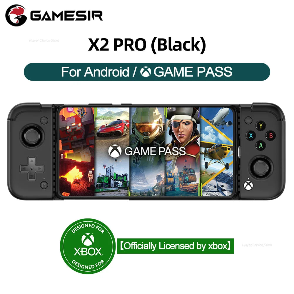 GameSir X2 Pro Xbox Android Phone Gamepad Mobile Type C Wired Game Controller Officially Licensed by Xbox for Cloud Gaming Vue Midnight