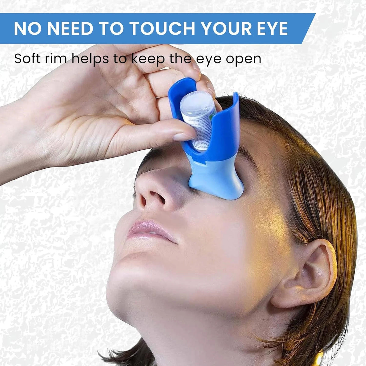 Reusable Eyedrops Holder Eye Drops Bottle Helper Eye Ointments Drops Holder Device Eyedrop Guide Aid Help Applicator Care Tool Vue Default Title
