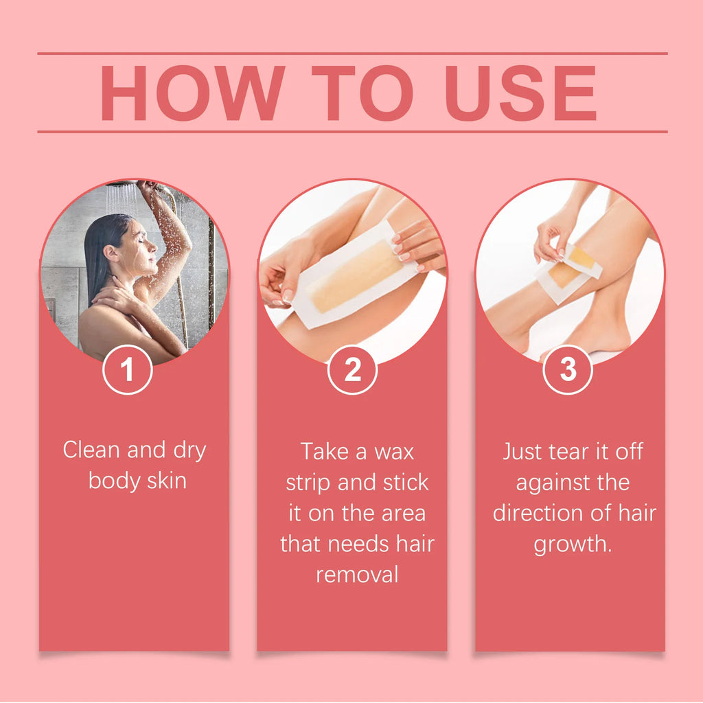 Scented Hair Removal Wax Strips Collection – Gentle Formula for Moisturizing, Refreshing Skin & Silky-Smooth Body Hair Removal Vue