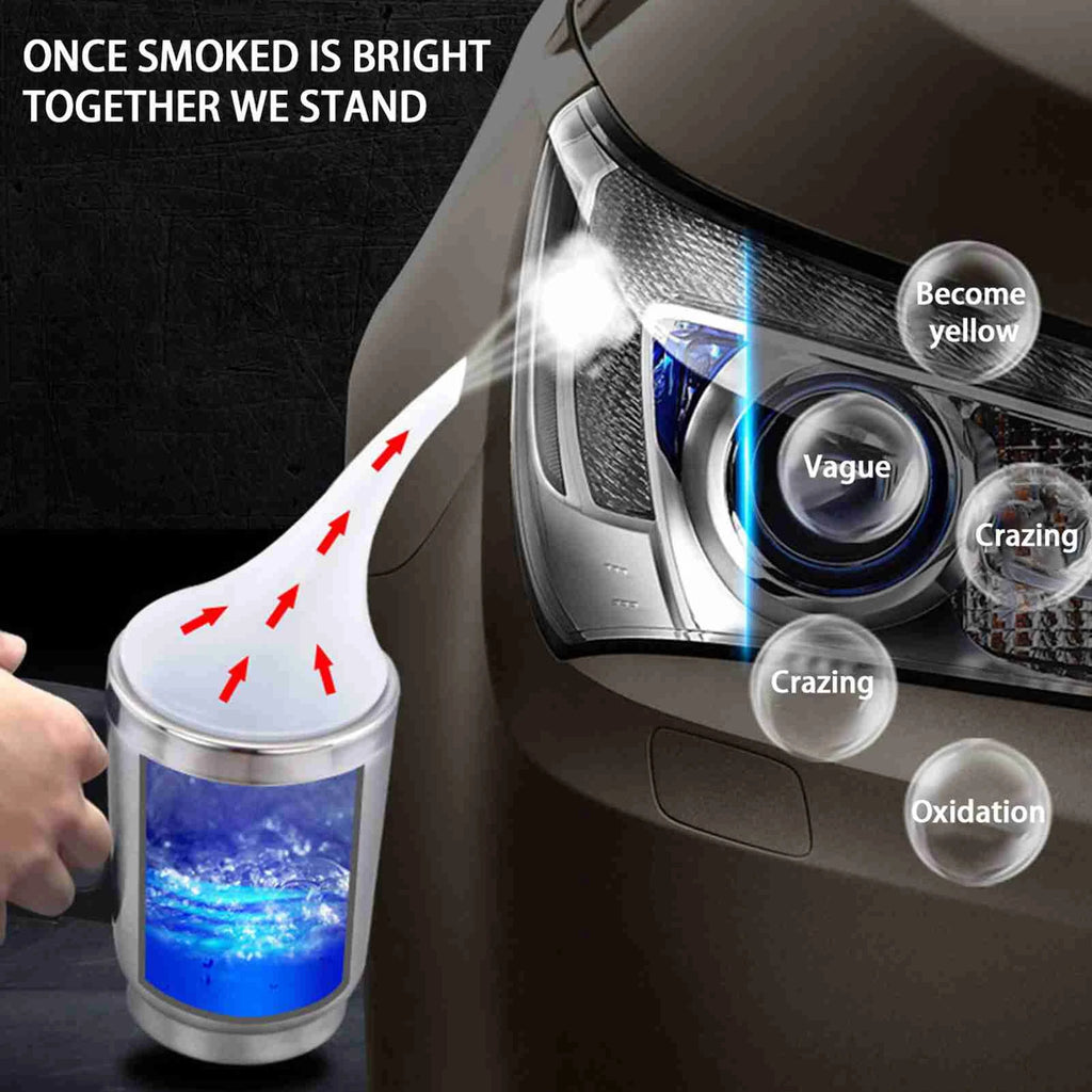 Headlight Restoration Kit Easy to Use Car Headlight Polish Repair Tool Set for Eliminate Headlight Scratches Yellowing Vue