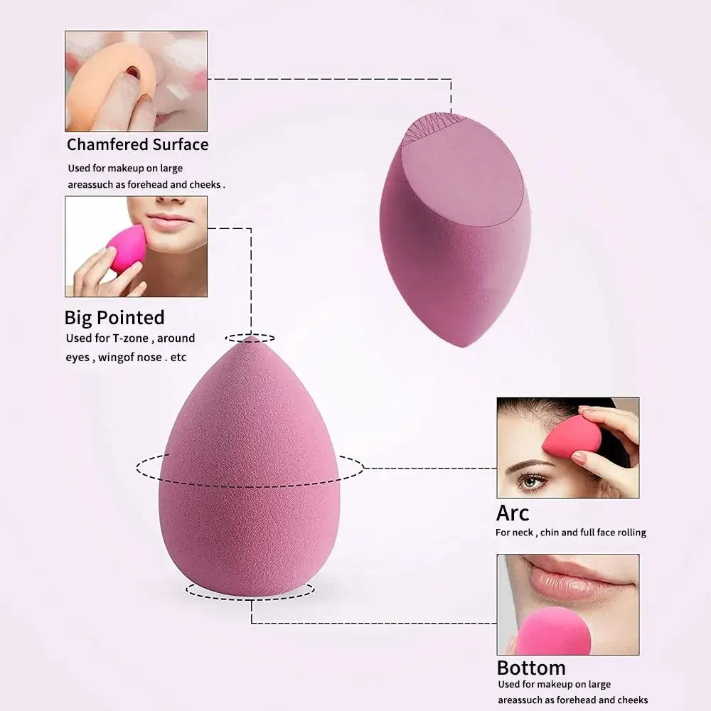 vvocci Non-absorbent Foundation Ultra-soft Makeup Sponge Sponge Cushion Puff Makeup Sponge Foundation Applicator Makeup Tool Vue