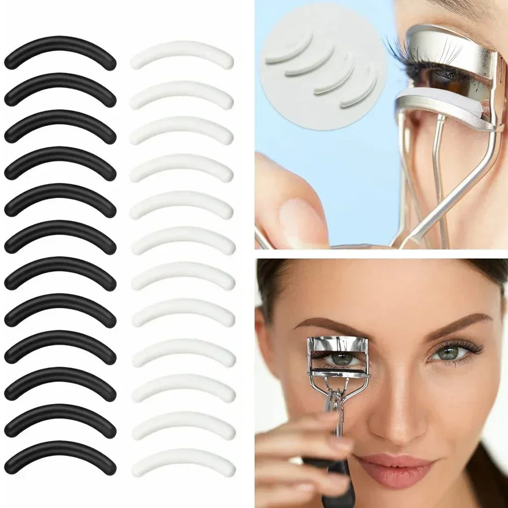 10/20/50PCS Makeup Curler Curling Styling Tool Eyelash Beauty Eyelashes Replacement Pads Women's Lash Rubber Curler Refills Pads Vue