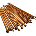 36pc Bamboo Knitting Needles Set – 18 Sizes, Single-Pointed Knitting Needle Set Vue China Mainland