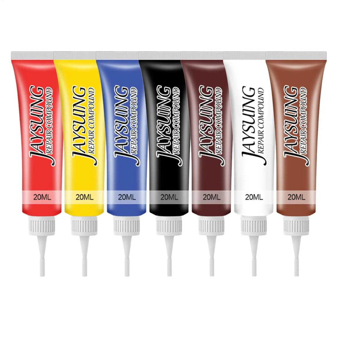 20ml Leather Repair Kit Auto Leather Seat Sofa Shoes Chair Vinyl&Leather Repair Filler Cream Refurbishing Care Paste Multicolor Vue