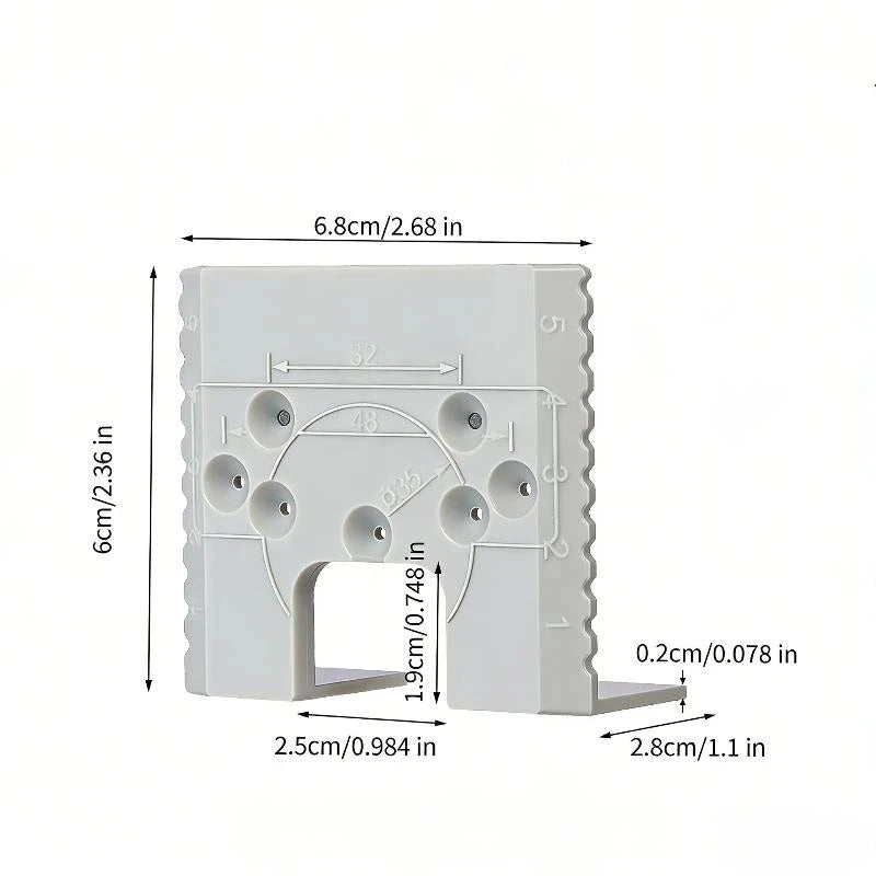 Cabinet Door Hinge Quick Position Tool With Accurate Locator Fast Installation For Woodworking DIY Home Projects Vue