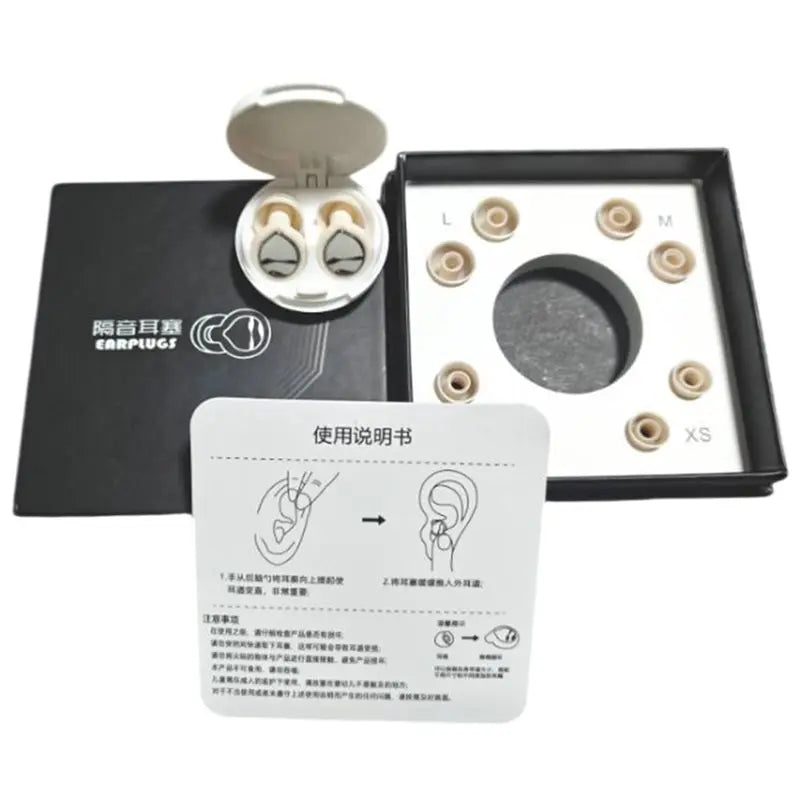 Hot-Silicone Earplugs For Noise Reduction, Immersive Sleep & Silent Protection For Adults Vue White