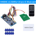 Embed Access Control Module Intercom Elevator and Lock Control Board 10-24V Access Controller Module Door Lock RFID Card Module Vue H4004C-IC blue key
