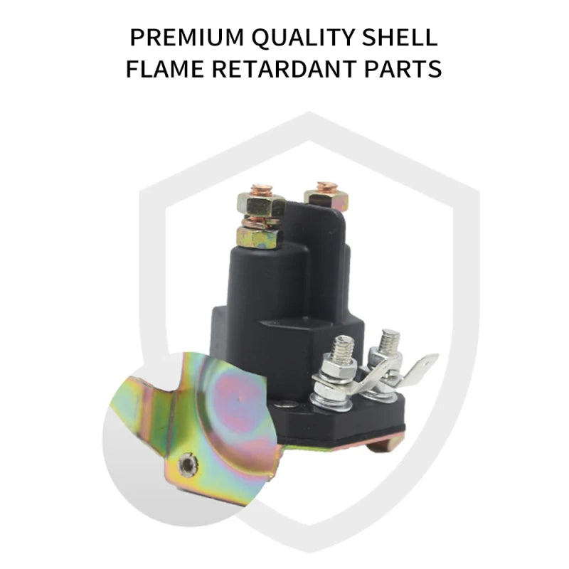 12VDC 117-1197 Starter Solenoid 4-Terminal Starter Relay Solenoid for Toro Exmark Zero Turn Lawn Mower Pure Copper Motors Vue
