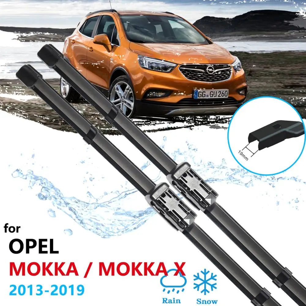 Opel Vauxhall Mokka Mokka X 2013–2019 Flat Beam Wiper Blades Flat Beam Wiper Blades Vue Default Title