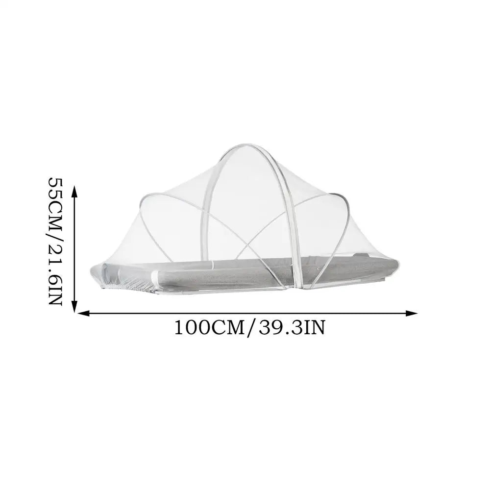 Bassinet Mosquito Net Cover Baby Crib Mosquito Net Breathable Bassinet Mesh Cover for Bassinet/Bedside Sleeper/Travel Crib Vue White