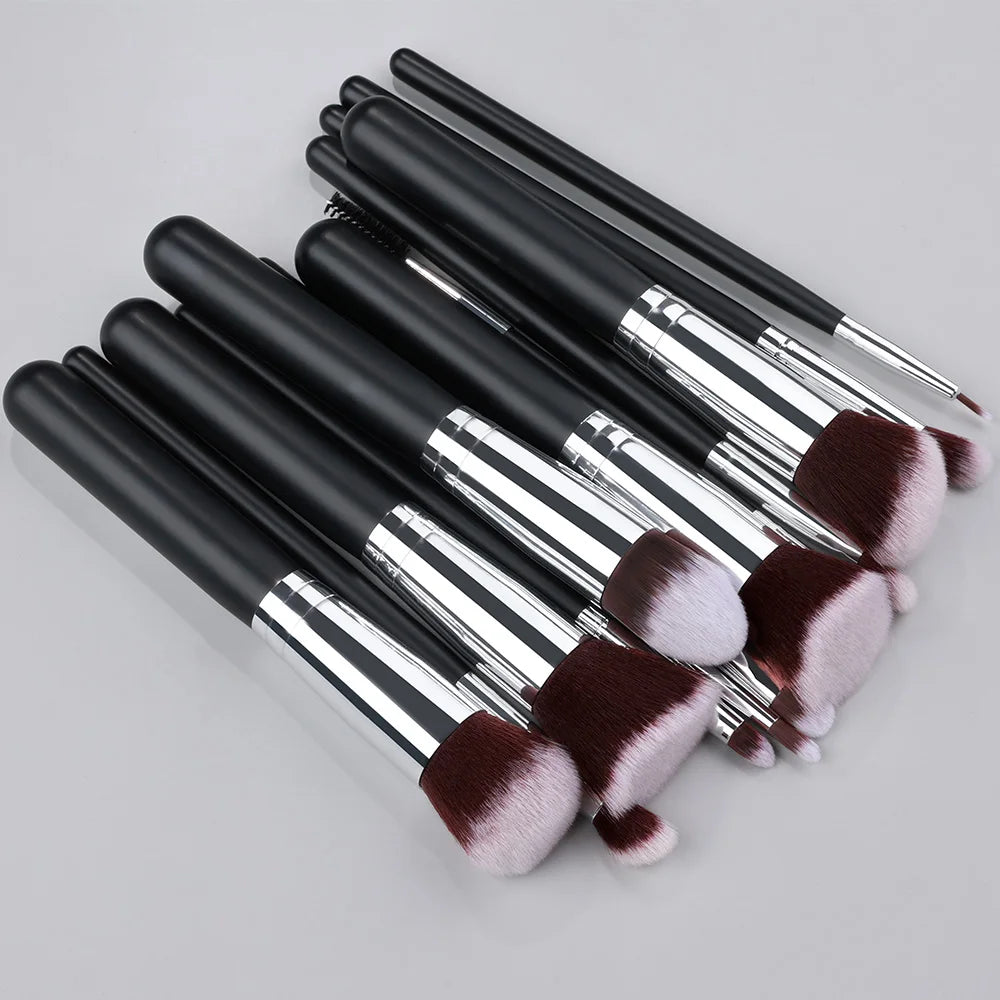 Makeup Brushes Set 14/16pcs Professional Cosmetic Eyebrow Face Kabuki Blending Make Up Brush Foundation Powder Blush Beauty Tool Vue