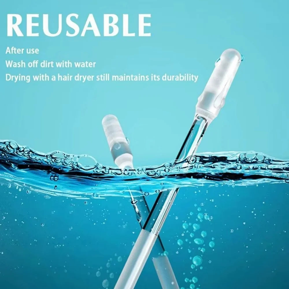 Soft Silicone Sticky Ear Wax Removal Tool Disposable Reusable Ear Cleaner Spoon Cotton Swabs For Adults Kids Ear Cleaning Tool Vue