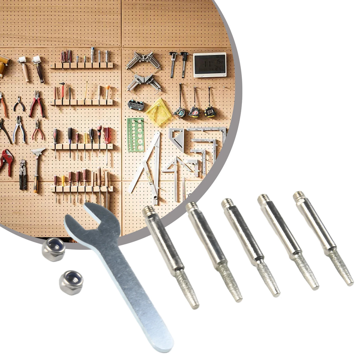 Chainsaw Sharpener Emery Grinding Head Set 4–5.5mm Kit Chainsaw Sharpening Kit Vue