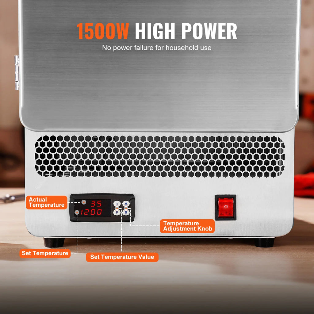 1500W Tabletop Electric Kiln Melter – 2192°F Gold Melting Furnace Electric Kiln Melter Vue