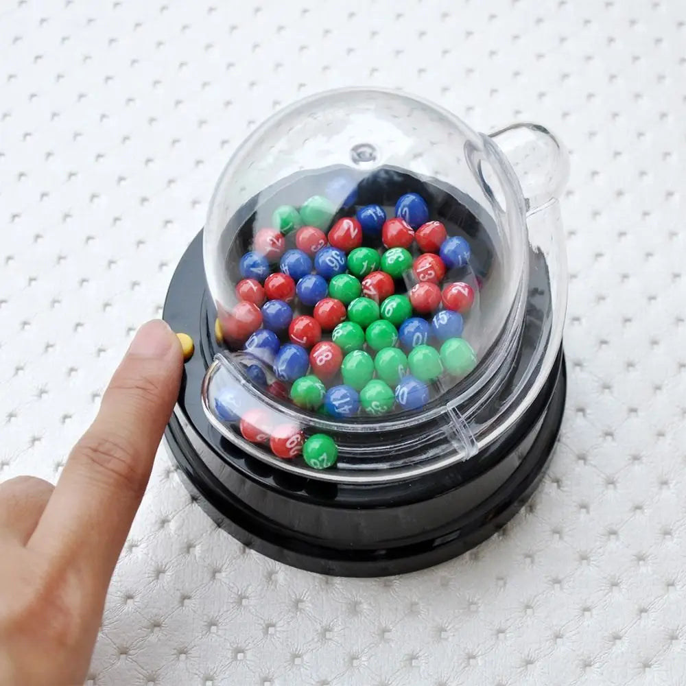 Electric Party Jackpot Number Picking Colored Balls Table Games Lottery Machine Lucky Dog Lotto Games Machine Vue