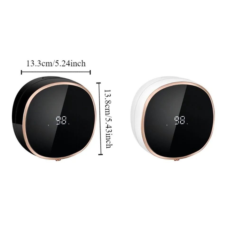 Wall-mounted Automatic Sensor Soap Dispenser Waterproof Rechargeable Touchless Soap Dispenser Digital Display Smart Dispenser Vue