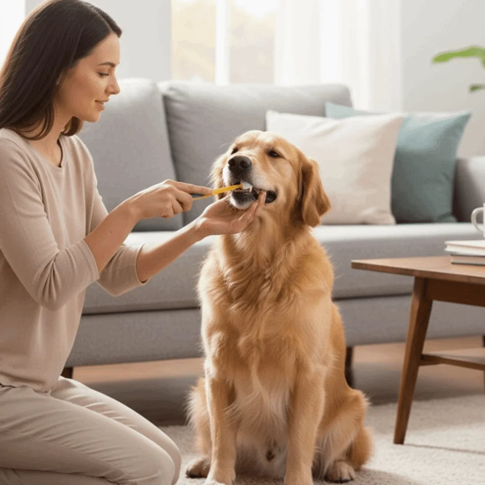 2pcs 360 Degree Cleaning Dog Toothbrush Micro Head Soft Hair Bristles Teeth Cleaning Brush Bite Resistant Cat Toothbrushes Vue