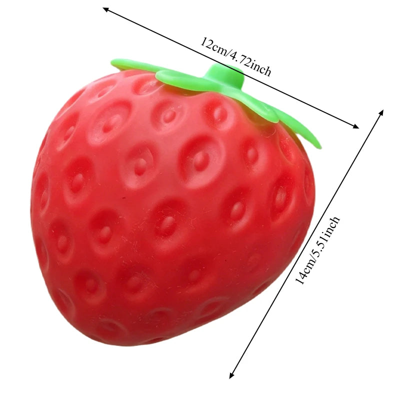 Super Jumbo Strawberry Squishy Toy Slow Rising Simulated Strawberry Antistress Anti-Anxiety Fidget Toys Vue 1pcs-big