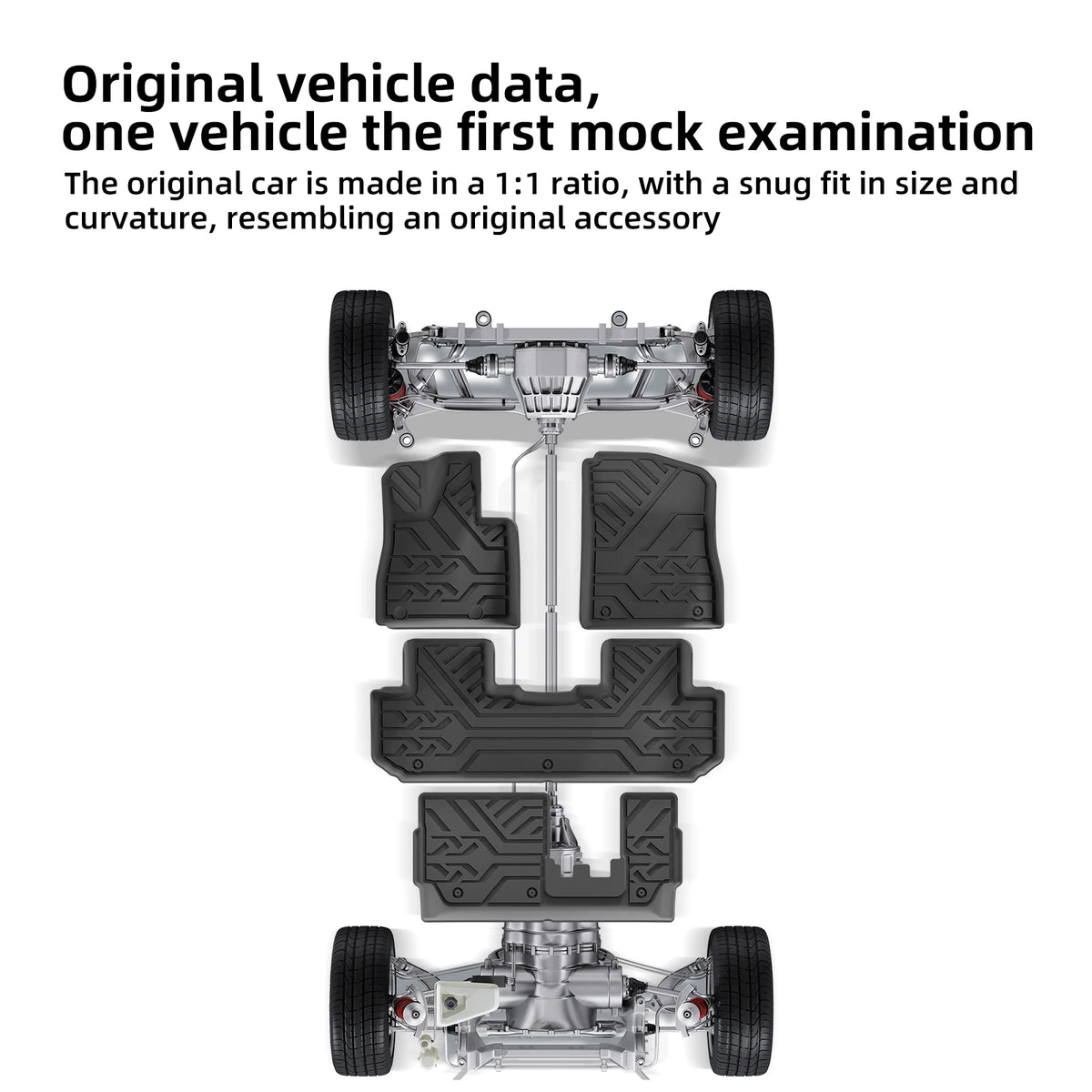 Smabee Left Drive for BYD Tang L/Atto 8/Sealion 8 2025 2026 7Seater (not fit Refrigerator Model) Car TPE Floor Mats Accessories Vue