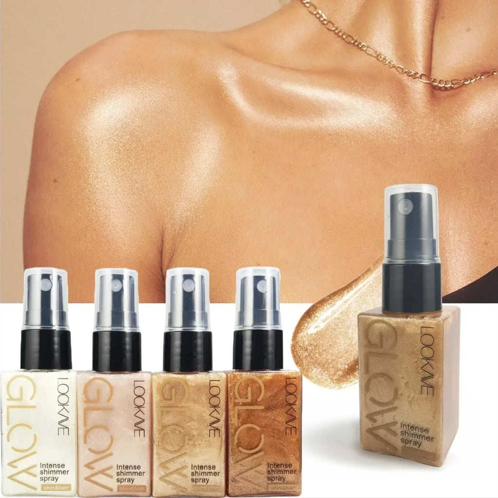Diamond Liquid Highlight Waterproof High Gloss Glitter Body Bronzer Highlight Long-lasting Wear Face Contour Illuminator Makeup Vue