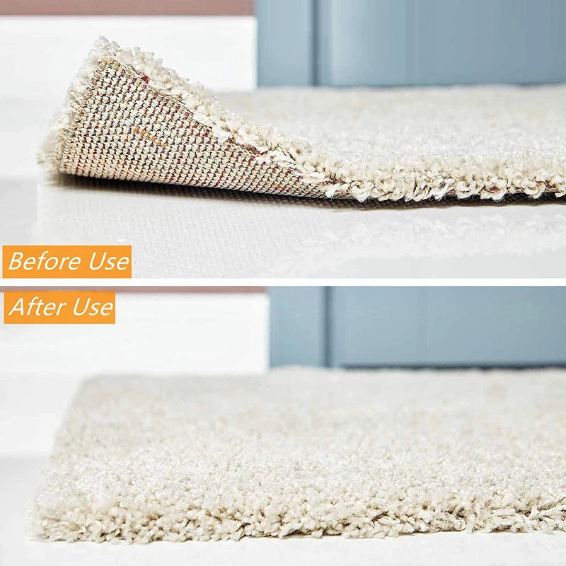 8/16pcs Carpet Non-slip Sticker Washable Anti-slip Mat Anti Curling Rug Pads Floor Carpet Corner Clip Fixed Grippers Tape Vue