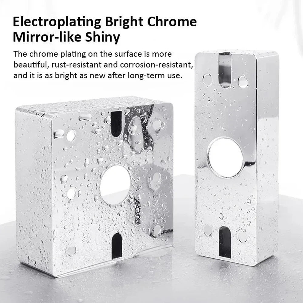 Type 86 Universal Wall Surface Mounted Bottom Box Socket Switch Panel Wall Mounted Zinc Metal Access Control Switch Junction Box Vue