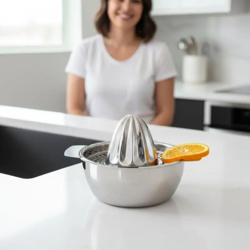 Citrus Squeezer Manual Juicer for Lemon and Orange Home Kitchen Use Non Slip Handle Easy Juicing Vue