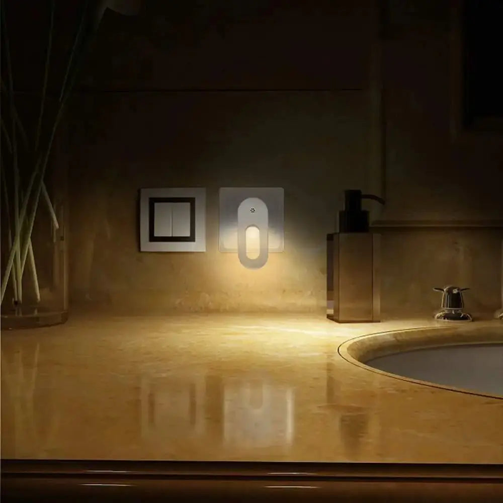 EU/US Wall Night Light Portable Ambient Lighting USB Night Light Light control 0.7W LED home lighting Nursery Vue