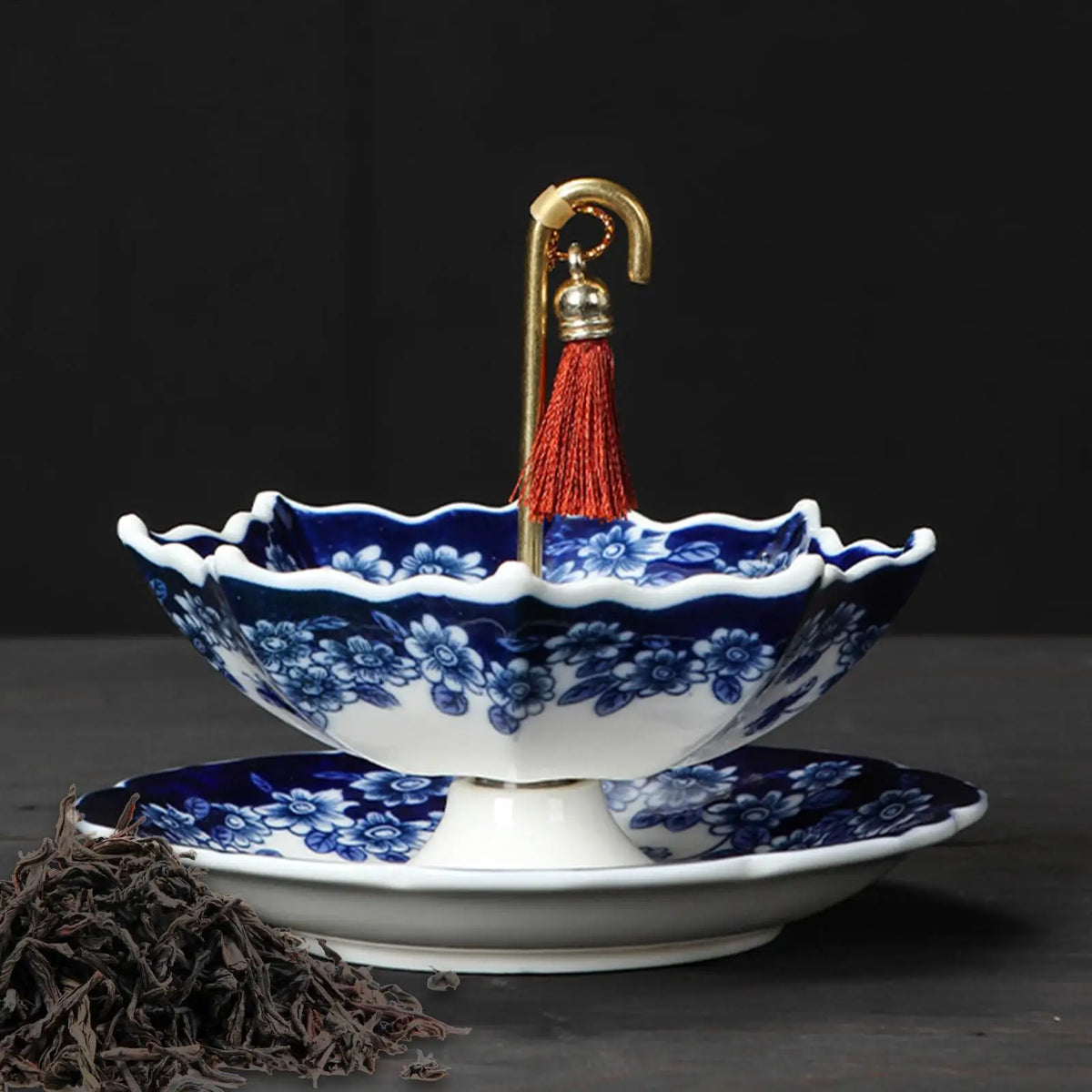 Tea Strainer Cup Umbrella Shape Brewing Tool Umbrella Tea Filter for Home Office Traveling Camping Apartment Dormitory Vue