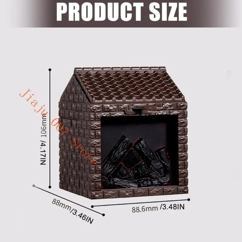 USB Fireplace Night Light Humidifier – Desktop Mist Diffuser Desktop Humidifier Vue