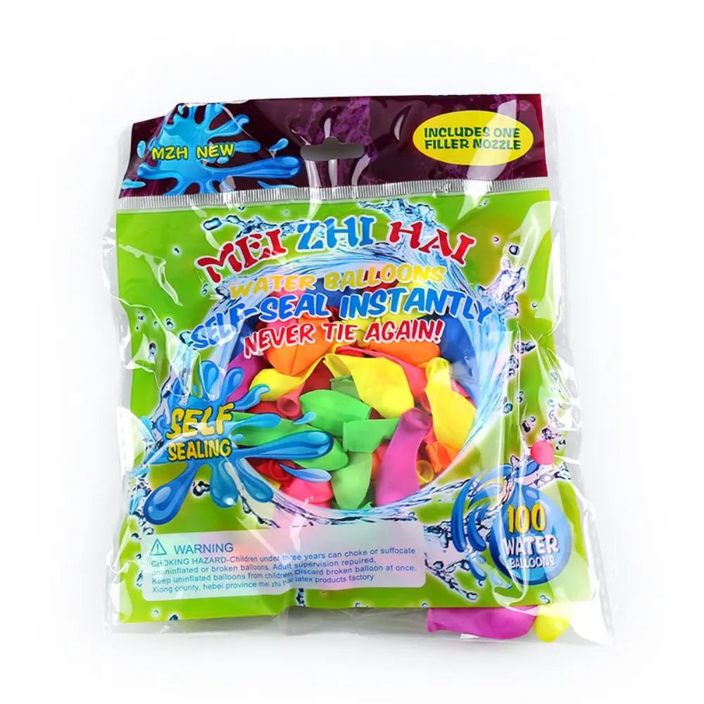 Portable Air Water Bomb Balloon Pump Balloons Kids Party Outdoor Toy