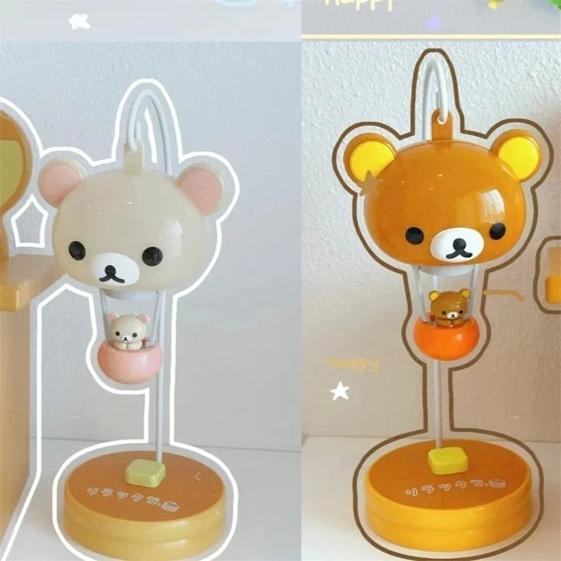 Kawaii Rilakkuma Desk Lamp Anime Cartoon Cute Student Desktop Decorative Light Girl's Gifts Toys Vue