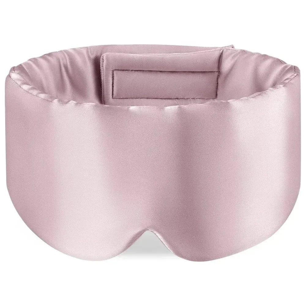 100 Mulberry Silk Sleeping Mask Eyepatch Blocking Light Eyemask Vue Pink