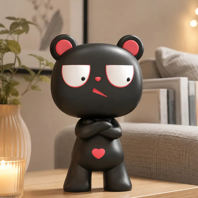 Funny Cute Home Figurine Quirky Desktop Ornament For Living Room TV Stand Wine Shelf Kids Room Table Decor Gift For Children Vue