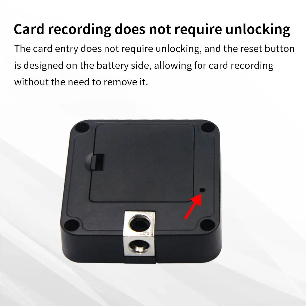 Smart Drawer Lock Invisible Electronic RFID 13.56MHz IC Cabinet Lock Unlock Intelligent Keyless Sensor Lock Easy To Install Vue