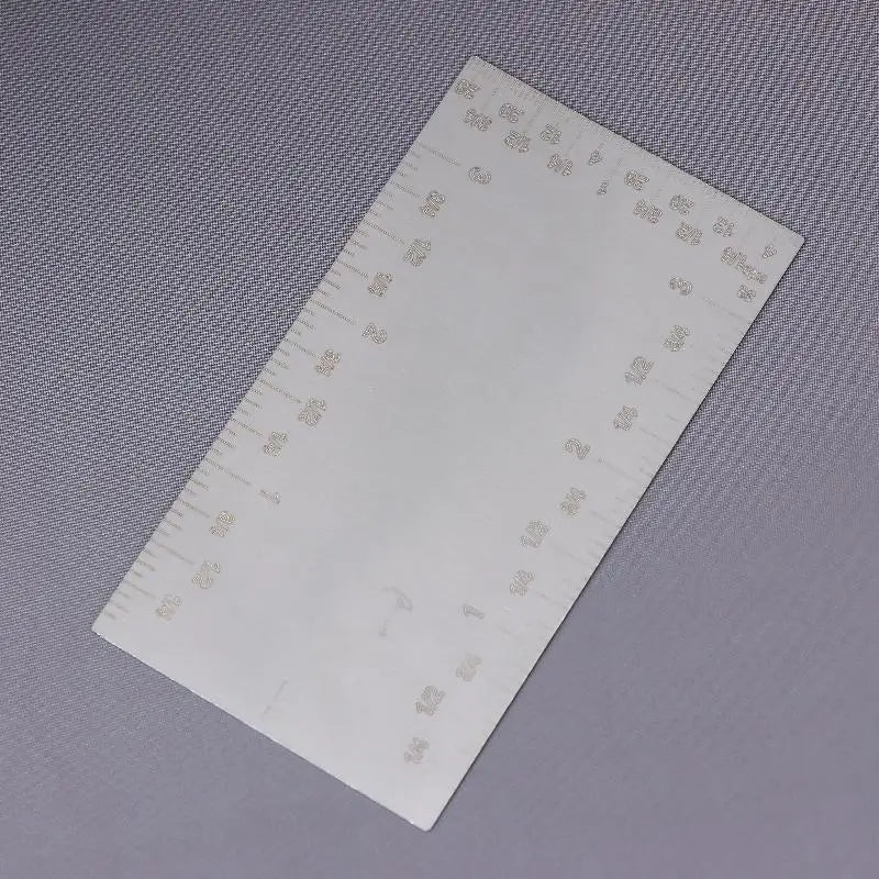 1Pcs Portable Square Edge Ruler Stainless Steel Marking Tool Woodworker Edge Rules Durable Pocket Ruler Vue 1pc