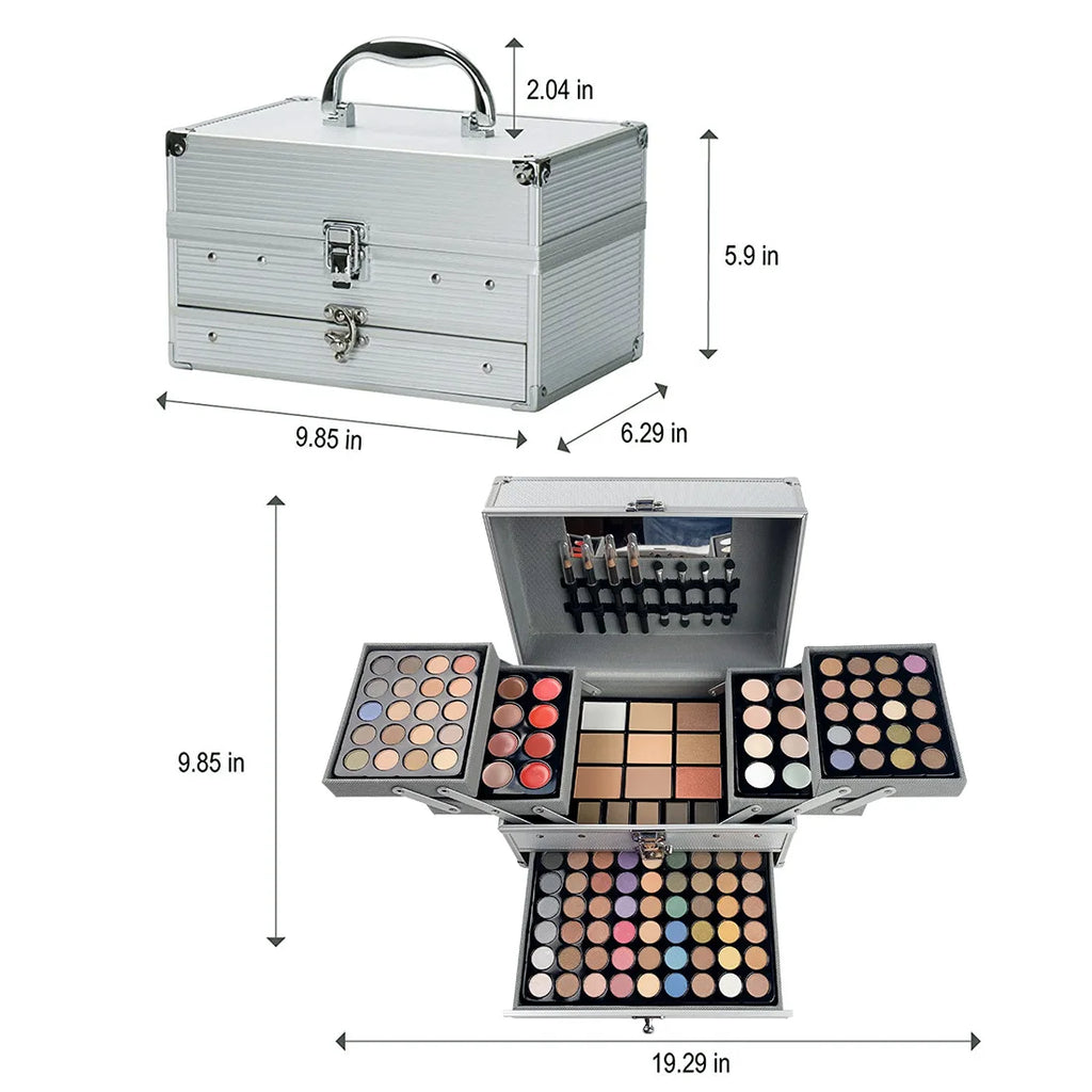 Professional Beauty Cosmetic Kit Lipsticks Lip Liner Face Powder Contour Shades Concealers Combination Makeup Set Gift For Women Vue