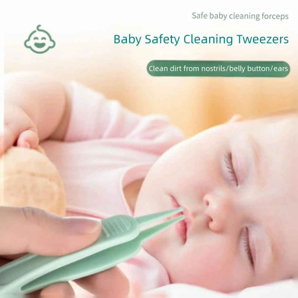 vvocci Baby Care Ear Cleaning Clip for Infants and Toddlers; Nose Booger Cleaning Tweezers with Round Tip Design Vue