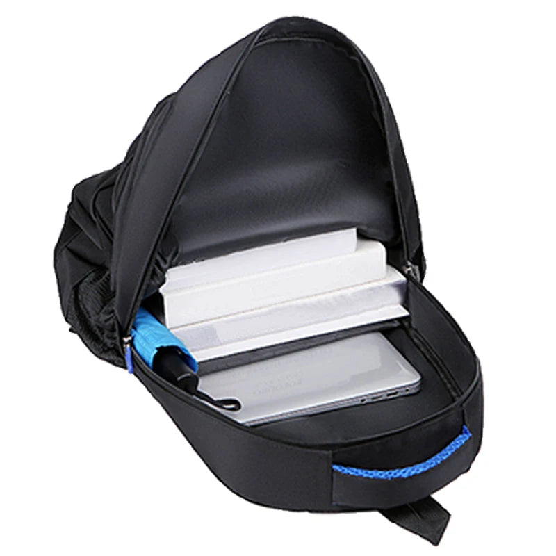 Reliable Multi-pocket Daypack Durable Nylon Backpack Reflective Strip