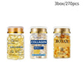 Retinol Collagen Moisturizing Skin Care Essence, Containing Collagen and Other Skin Care Ingredients, Nourishes, Moisturizes, and Brightens the Complexion, Making the Skin Delicate, Smooth, and Elastic Individually Packaged, Vue 3 Boxes