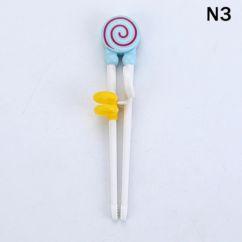 Home Party Cartoon Animal Head Chopsticks Plastic Environmentally Friendly Children Eating Training Baby Learn Chopsticks〔CC11〕 Vue N3